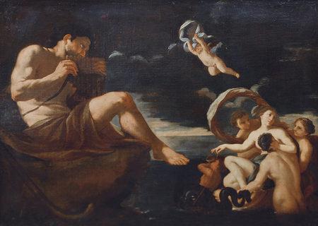 Johann Carl Loth Galatea mit ihren Begleiterinnen vor Polyphem Germany oil painting art